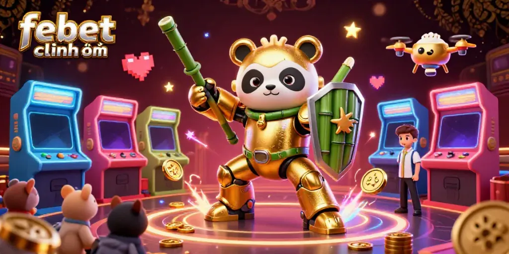 Experience thrilling gameplay at febet chính thức with winning characters in an electrifying scene.