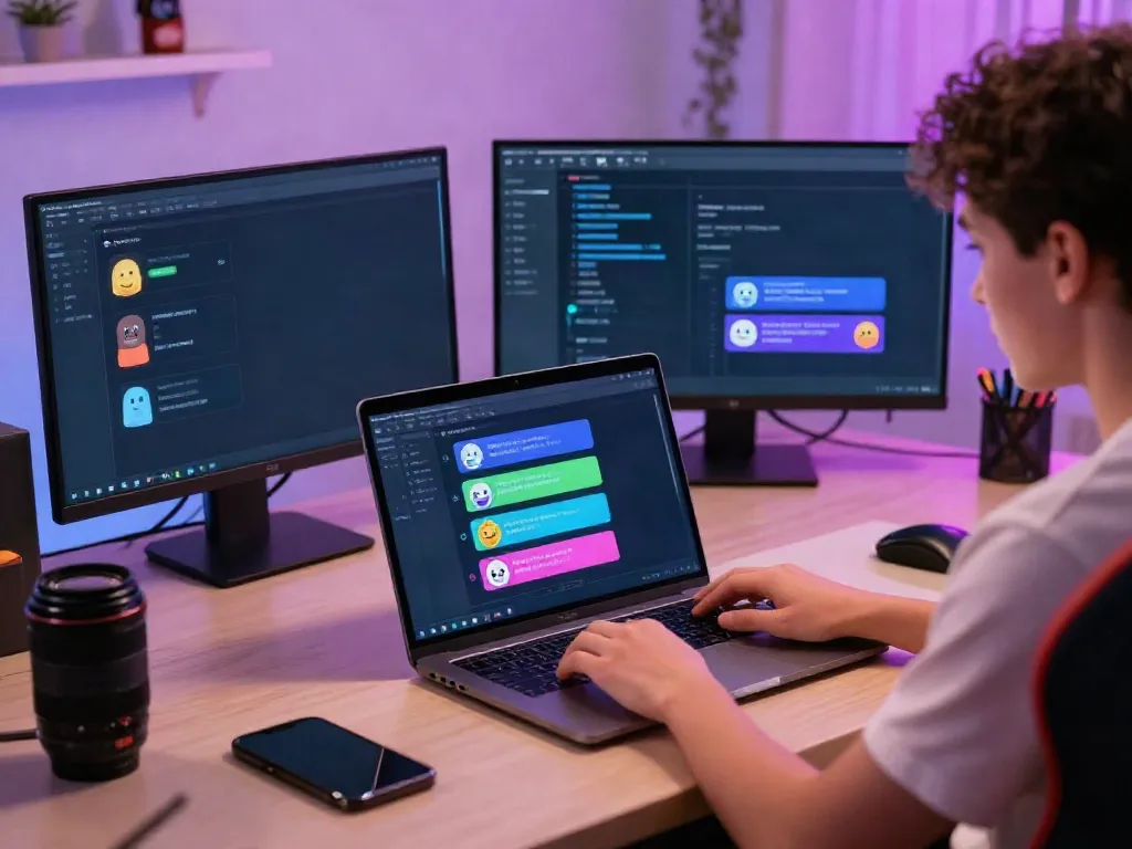 Engaging interaction with spicy AI chatbot interface on a modern laptop.