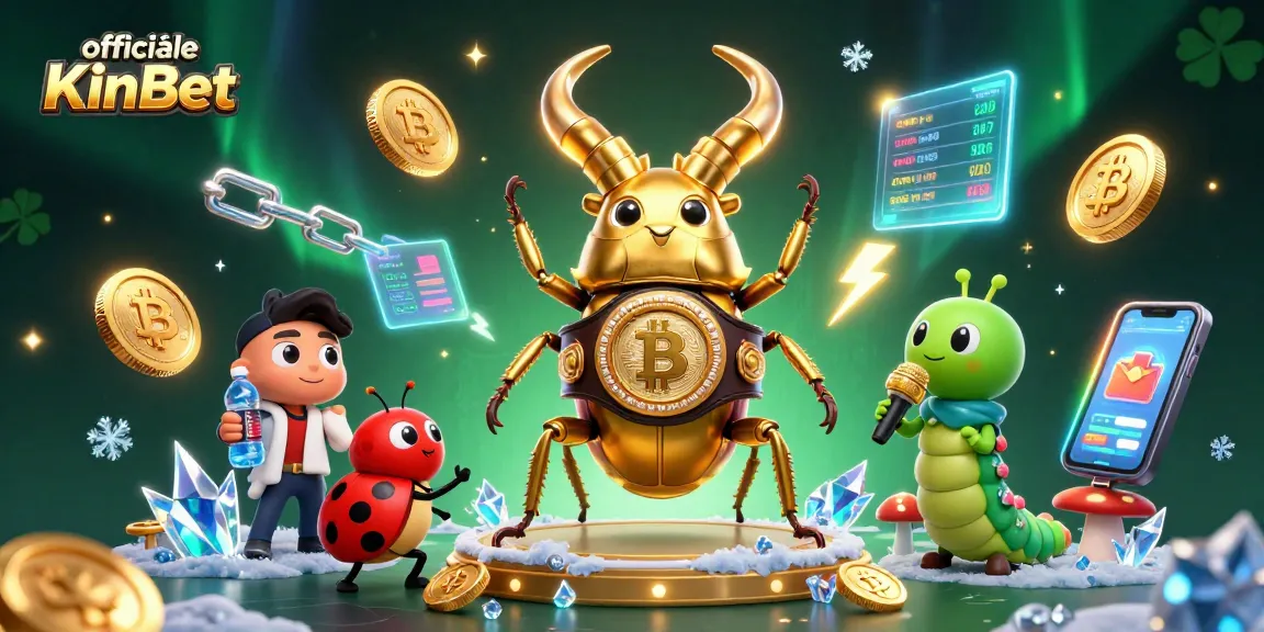 Experience the thrill of officielle KinBet at the casino with giant beetle champions and crypto coins.
